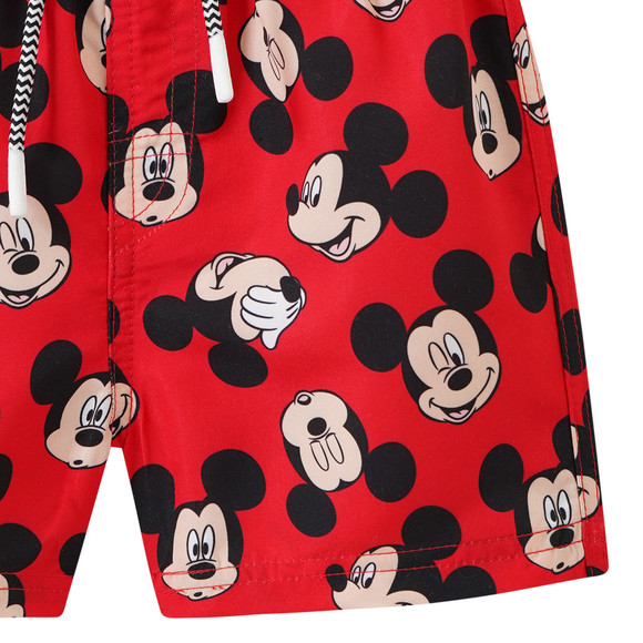 Micky Maus Badeshorts mit Allover-Print