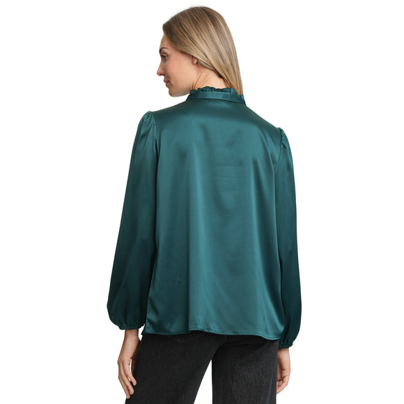 Damen Bluse in Satin-Optik