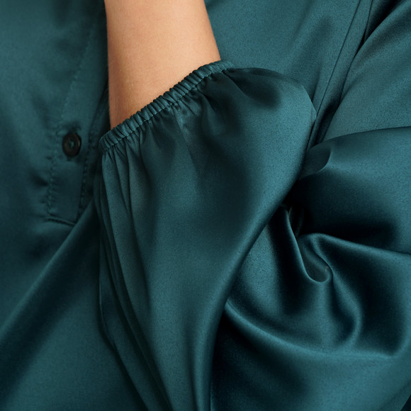 Damen Bluse in Satin-Optik