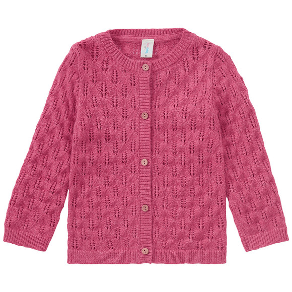 Baby Strickjacke mit Ajour-Muster