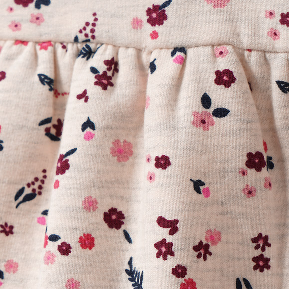 Baby Sweatkleid mit Blümchen