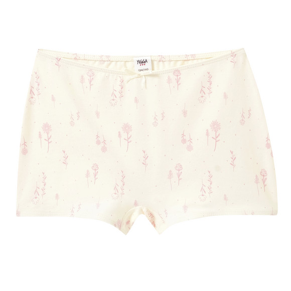 3 Mädchen Pantys mit floralem Print