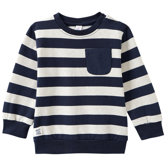 Baby Sweatshirt mit Blockstreifen
