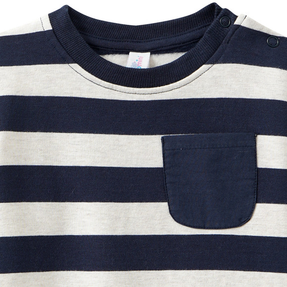 Baby Sweatshirt mit Blockstreifen