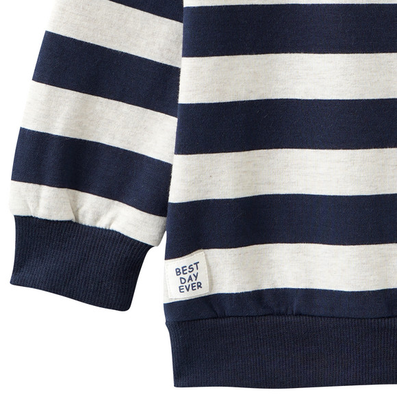 Baby Sweatshirt mit Blockstreifen