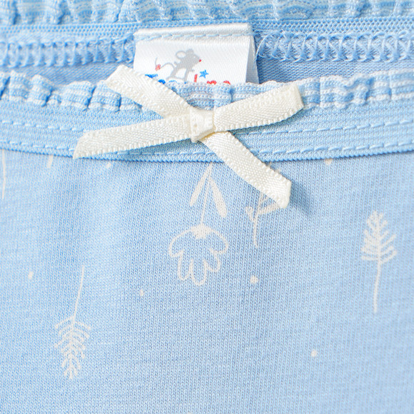 3 Mädchen Pantys mit floralem Print