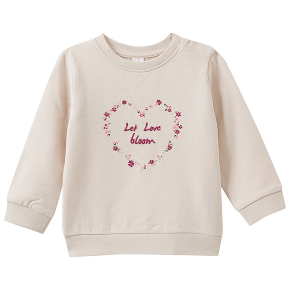 Baby Sweatshirt mit Herz-Motiv