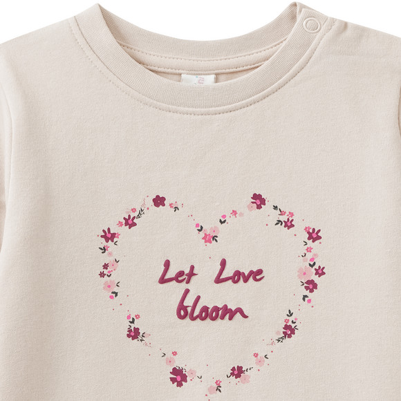 Baby Sweatshirt mit Herz-Motiv