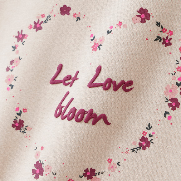 Baby Sweatshirt mit Herz-Motiv