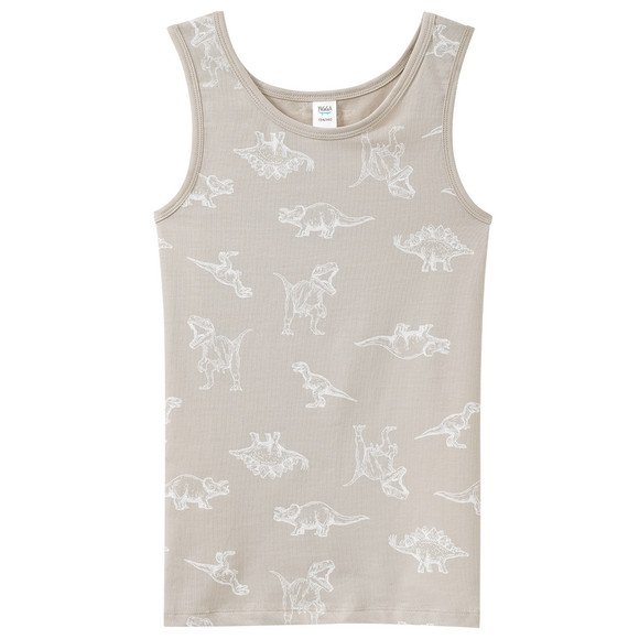 3 Jungen Unterhemden mit Dino-Motiven