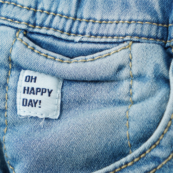 Baby Jeans mit Used-Effekt