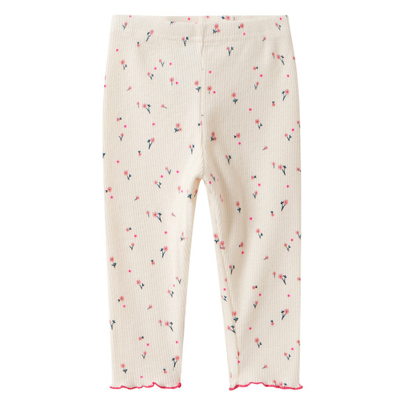 Babylegging met bloemen