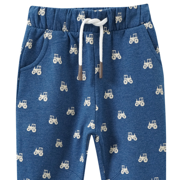 Baby Jogginghose mit Trecker-Print