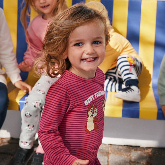 Chip 'n Chap Langarmshirt mit Print