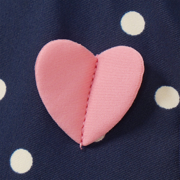 Mädchen Badeanzug mit Punkten