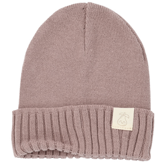 Babymuts in beanie-stijl poederroze