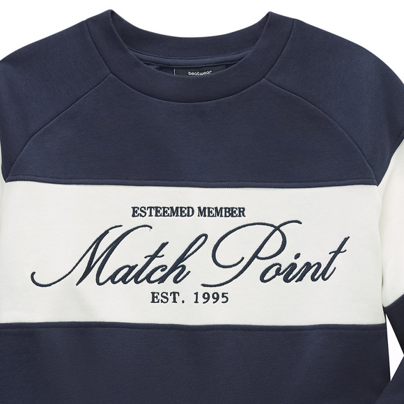 Mädchen Sweatshirt mit Stickerei