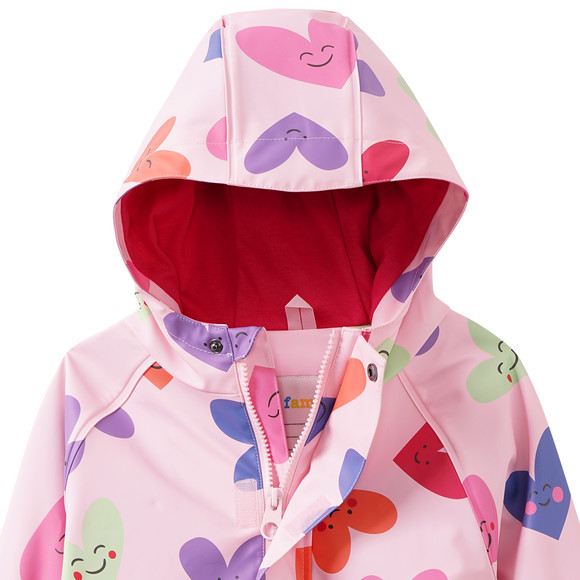 Mädchen Regenjacke mit Beschichtung