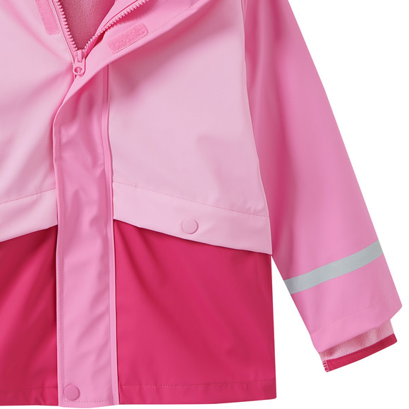 3-in-1 Mädchen Regenjacke mit Colourblocking