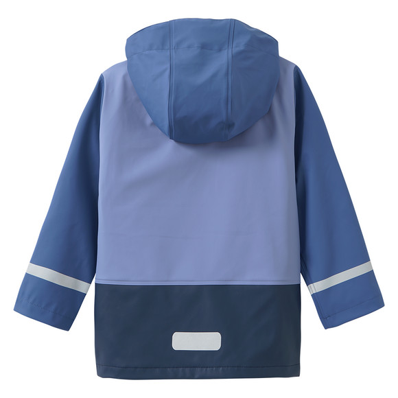 3-in-1 Kinder Regenjacke mit Colourblocking