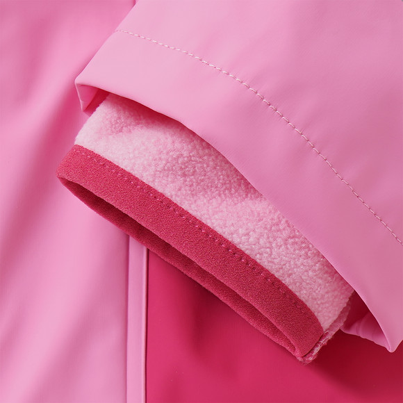 3-in-1 Mädchen Regenjacke mit Colourblocking