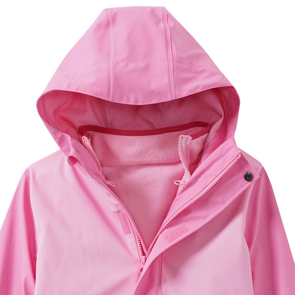 3-in-1 Mädchen Regenjacke mit Colourblocking