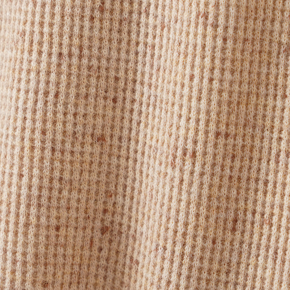 Baby shirt met lange mouwen en wafelstructuur