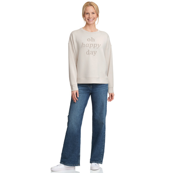Damen Sweatshirt aus Modal-Mix