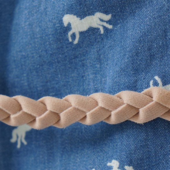 Mädchen Kleid im Denim-Look