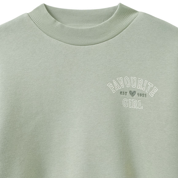 Sweater voor meisjes met opdruk