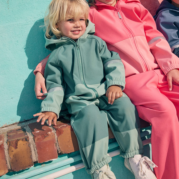 Baby Softshelloverall mit Futter