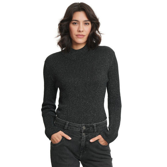 Damen Langarmshirt mit Glitzer