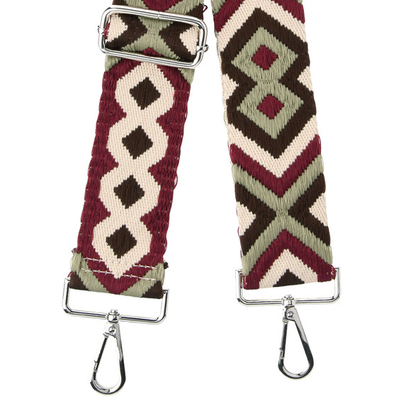 Schouderriem met all-over patroon