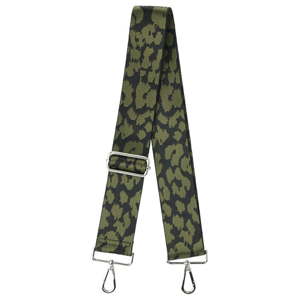 Schouderriem met all-over patroon donkergroen