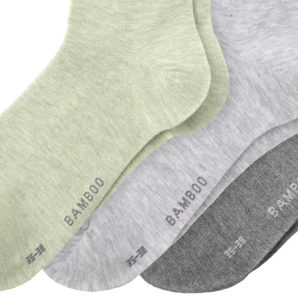 3 Paar Damen Socken mit Blumen