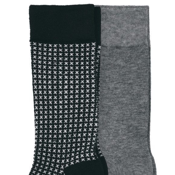 2 paar herensokken met wol