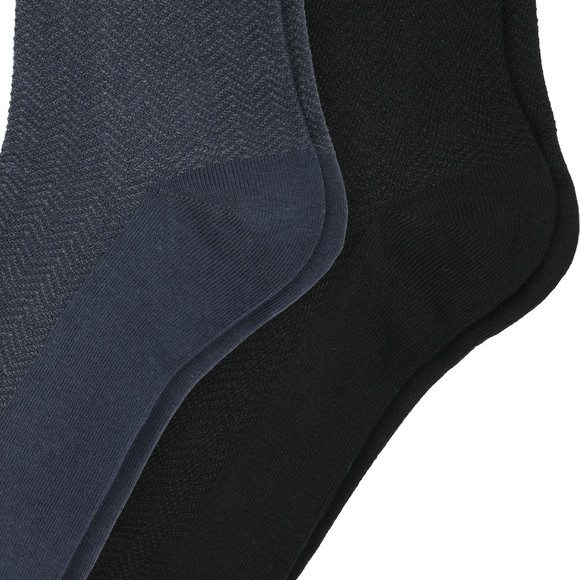 2 Paar Herren Socken mit Muster