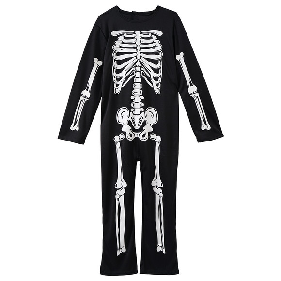 Kostüm Skelett in Halloween-Optik