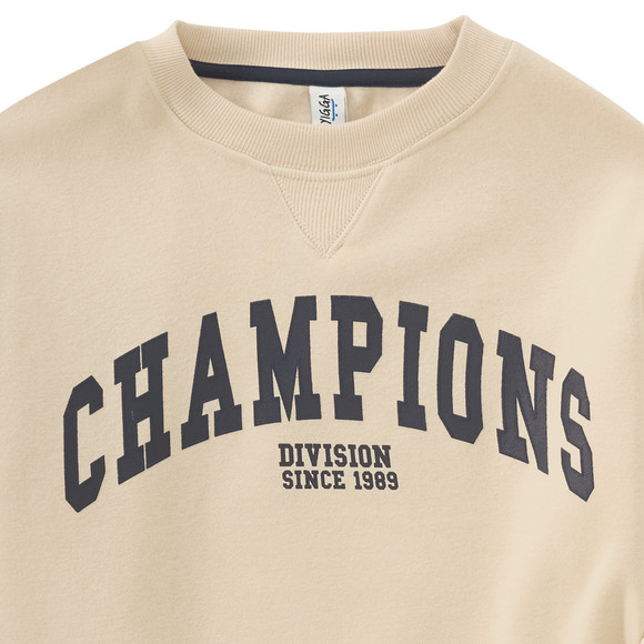 Jongens sweater met opdruk