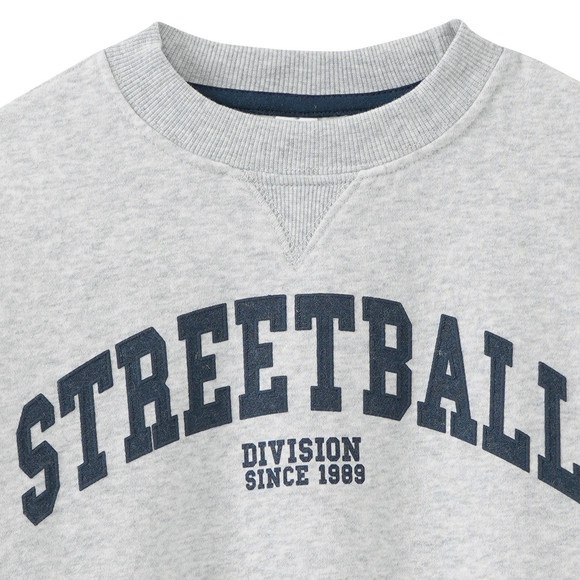 Jongens sweater met opdruk