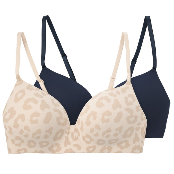2 Damen Soft-BHs im Set