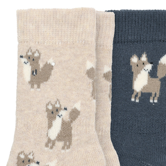 2 Paar Baby Stoppersocken mit Bio-Baumwolle