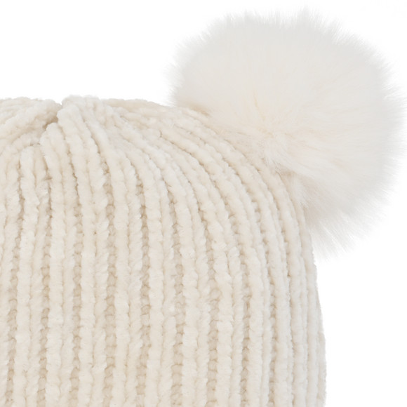 Meisjes muts met 2 pompons