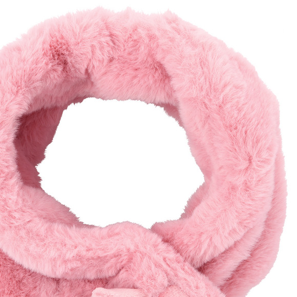 Meisjes knuffelsjaal met dierengezicht