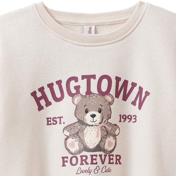 Mädchen Sweatshirt mit Bären-Print