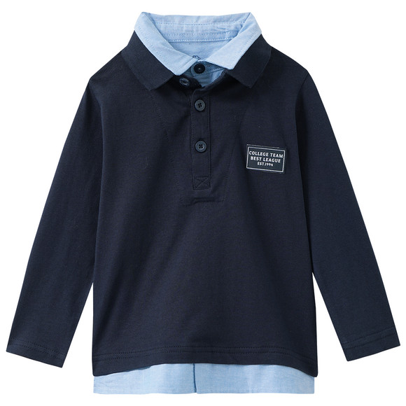 Jungen Langarmshirt im Lagen-Look