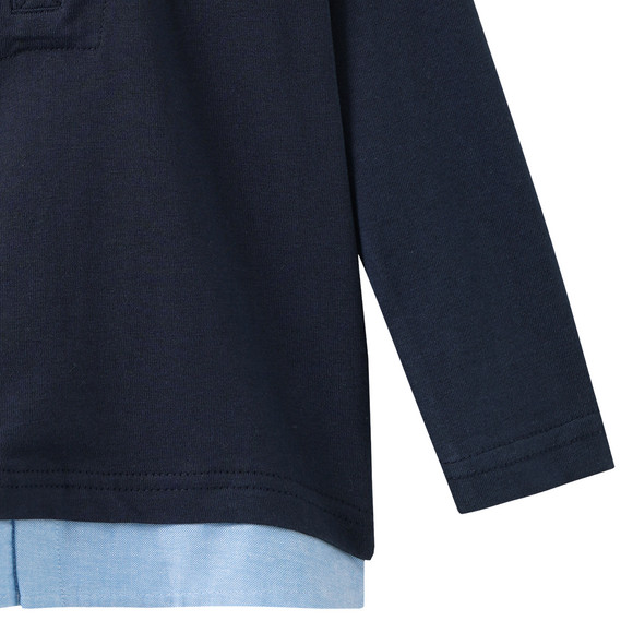 Jungen Langarmshirt im Lagen-Look