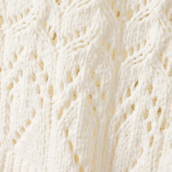 Gebreide trui voor meisjes van chenillegaren