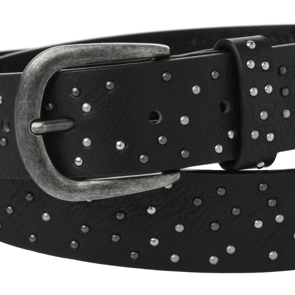 Damesriem met klinknagel applicatie