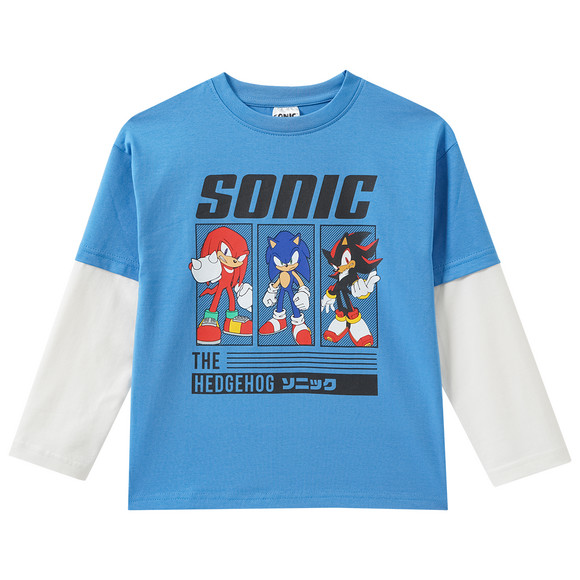 Sonic Langarmshirt mit Print